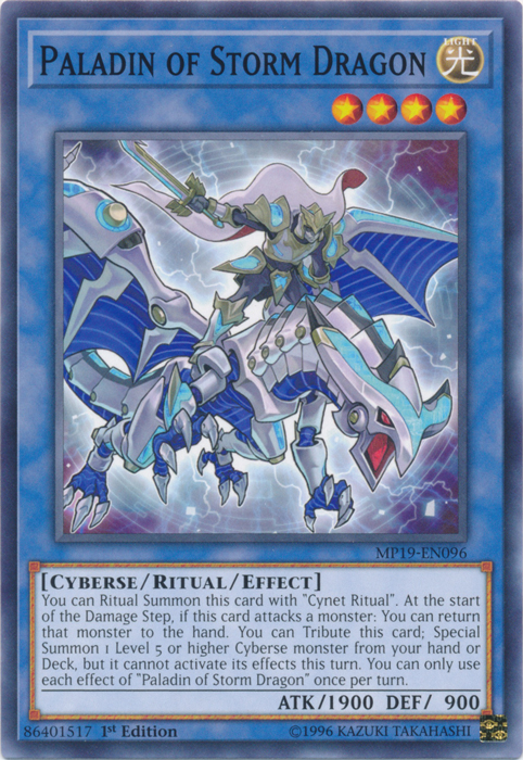 Paladin of Storm Dragon [MP19-EN096] Common | Chromatic Games