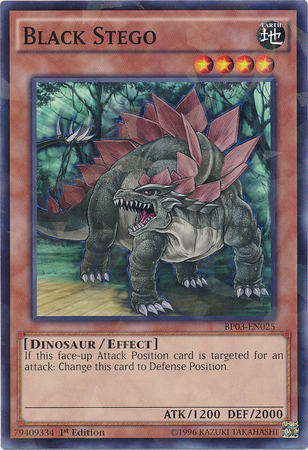 Black Stego [BP03-EN025] Shatterfoil Rare | Chromatic Games