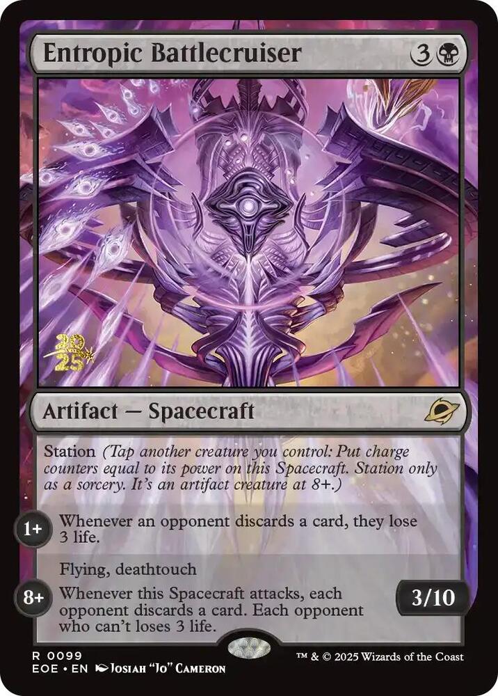 Entropic Battlecruiser 99s/160 (Prerelease Cards)  - Foil | Chromatic Games