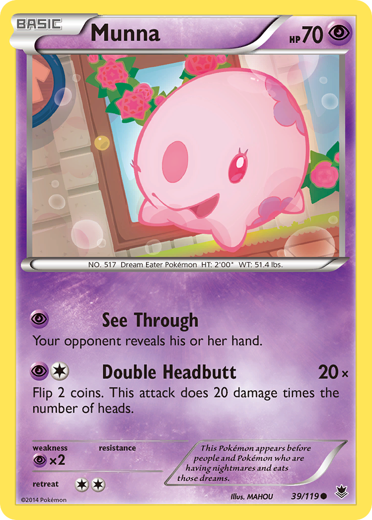 Munna (39/119) [XY: Phantom Forces] | Chromatic Games