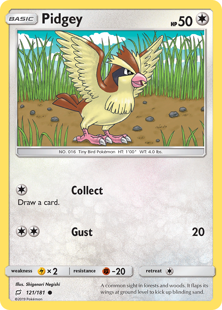 Pidgey (121/181) [Sun & Moon: Team Up] | Chromatic Games