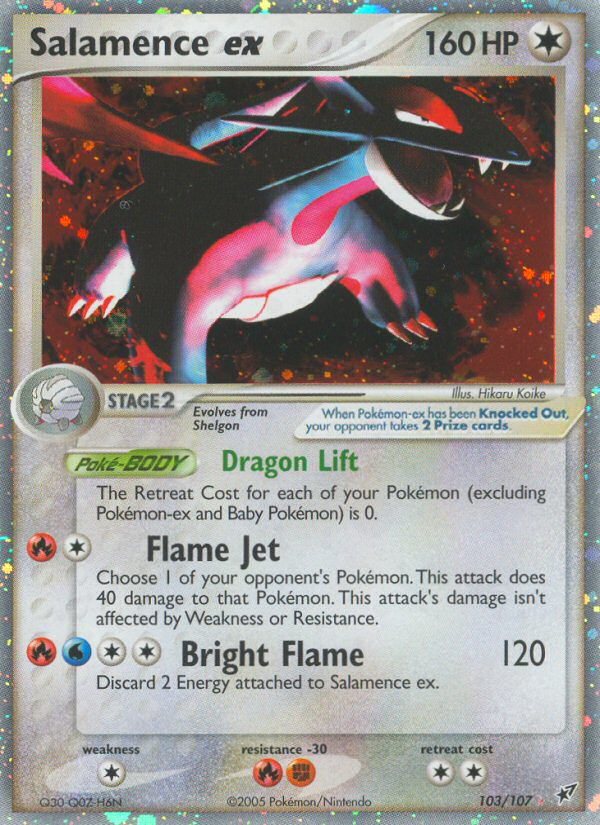 Salamence ex (103/107) [EX: Deoxys] | Chromatic Games