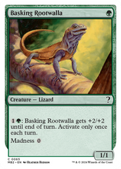 Basking Rootwalla (White Border) [Mystery Booster 2] | Chromatic Games