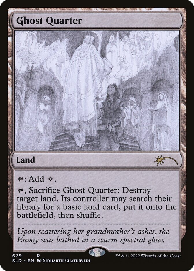 Ghost Quarter (Sketch) [Secret Lair Drop Promos] | Chromatic Games