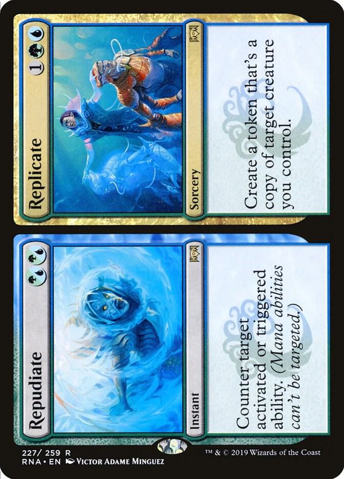 Repudiate // Replicate 227/259 (Ravnica Allegiance)  - Foil | Chromatic Games
