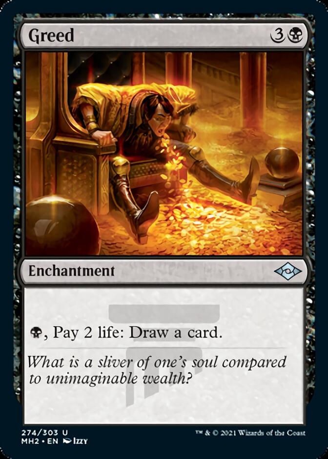 Greed (Foil Etched) [Modern Horizons 2] | Chromatic Games