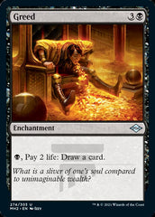Greed (Foil Etched) [Modern Horizons 2] | Chromatic Games