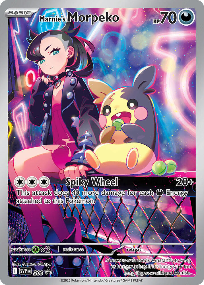 Marnie's Morpeko 206 (SV: Scarlet & Violet Promo Cards)  - Holofoil | Chromatic Games