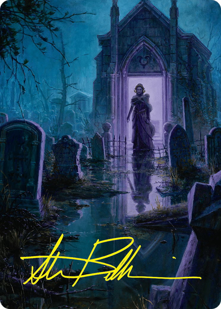 Swamp Art Card (23/54) (Gold-Stamped Signature) [Foundations Art Series] | Chromatic Games