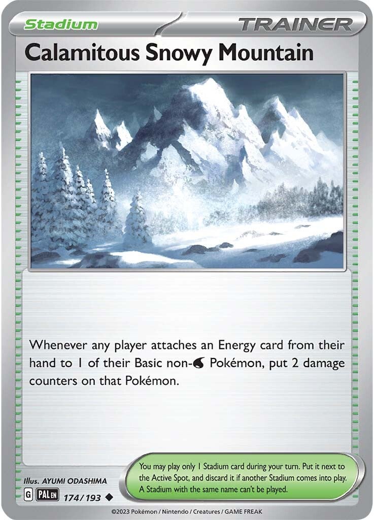 Calamitous Snowy Mountain (174/193) [Scarlet & Violet: Paldea Evolved] | Chromatic Games