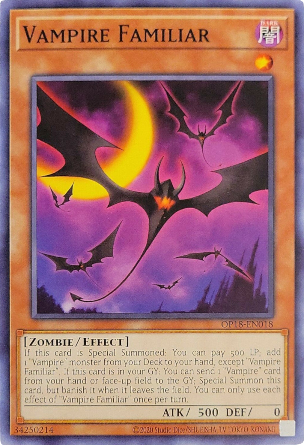 Vampire Familiar [OP18-EN018] Common | Chromatic Games