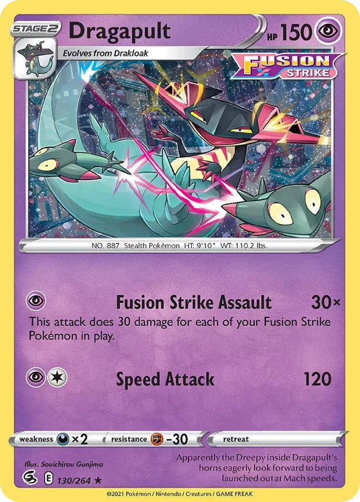 Dragapult (130/264) (Cosmos Holo) [Sword & Shield: Fusion Strike] | Chromatic Games