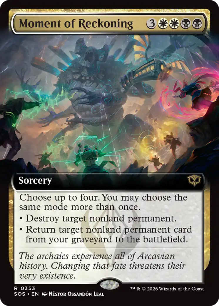 Moment of Reckoning (Extended Art) [Secrets of Strixhaven] | Chromatic Games