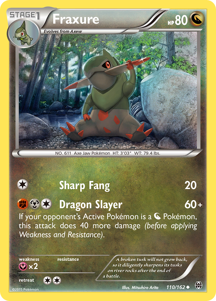 Fraxure (110/162) [XY: BREAKthrough] | Chromatic Games