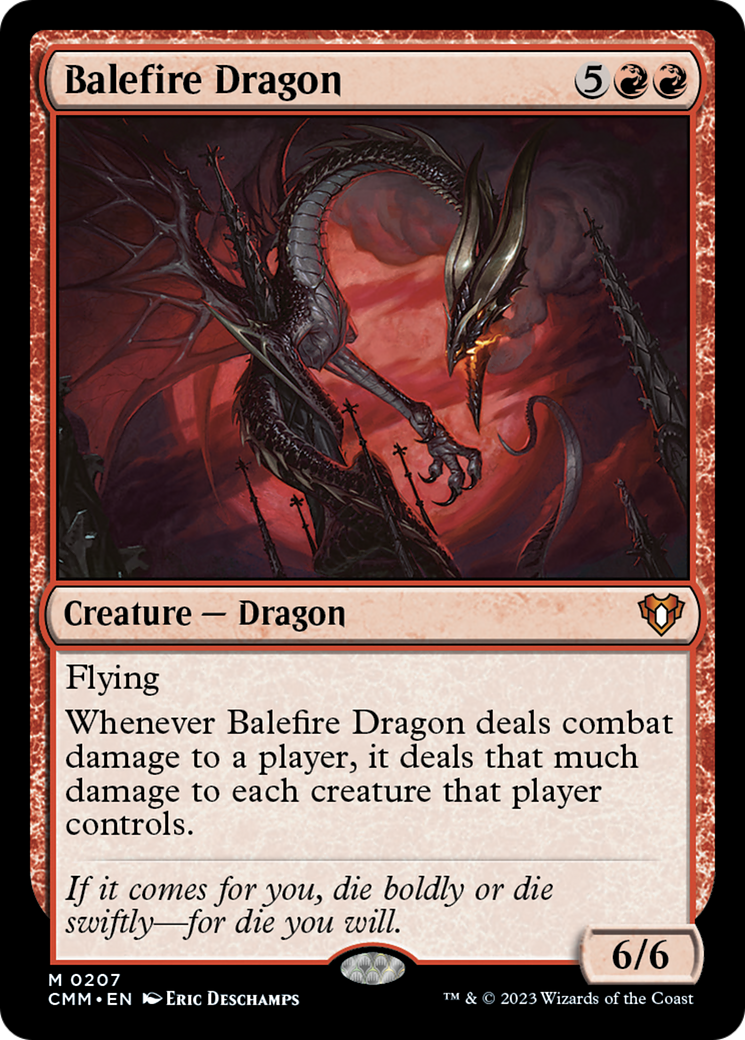 Balefire Dragon [Commander Masters] | Chromatic Games