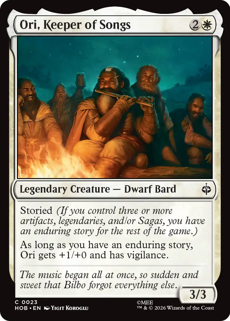 Ori, Keeper of Songs [The Hobbit] | Chromatic Games
