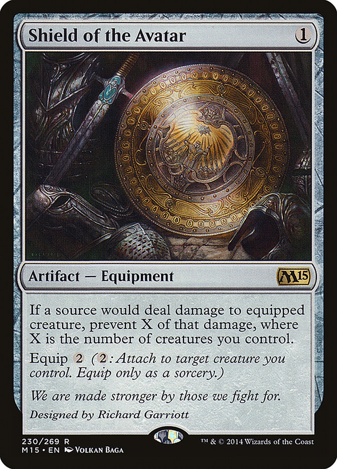Shield of the Avatar 230 (Magic 2015 (M15))  | Chromatic Games