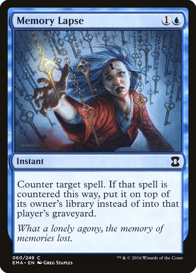 Memory Lapse 60 (Eternal Masters)  - Foil | Chromatic Games