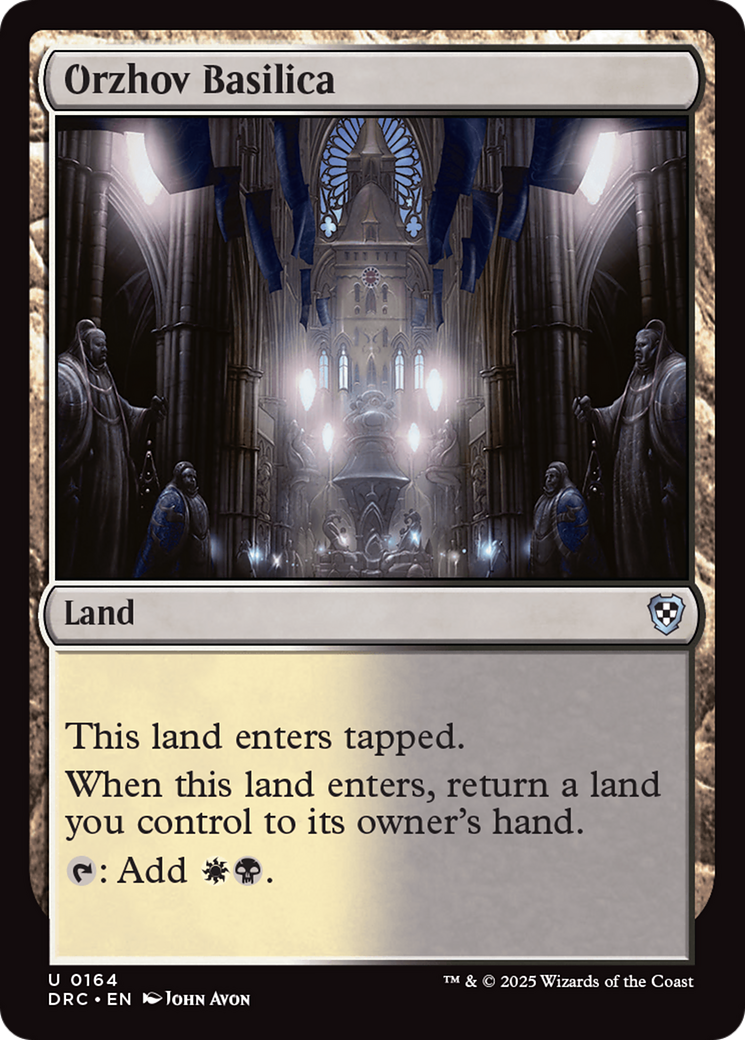 Orzhov Basilica [Aetherdrift Commander] | Chromatic Games