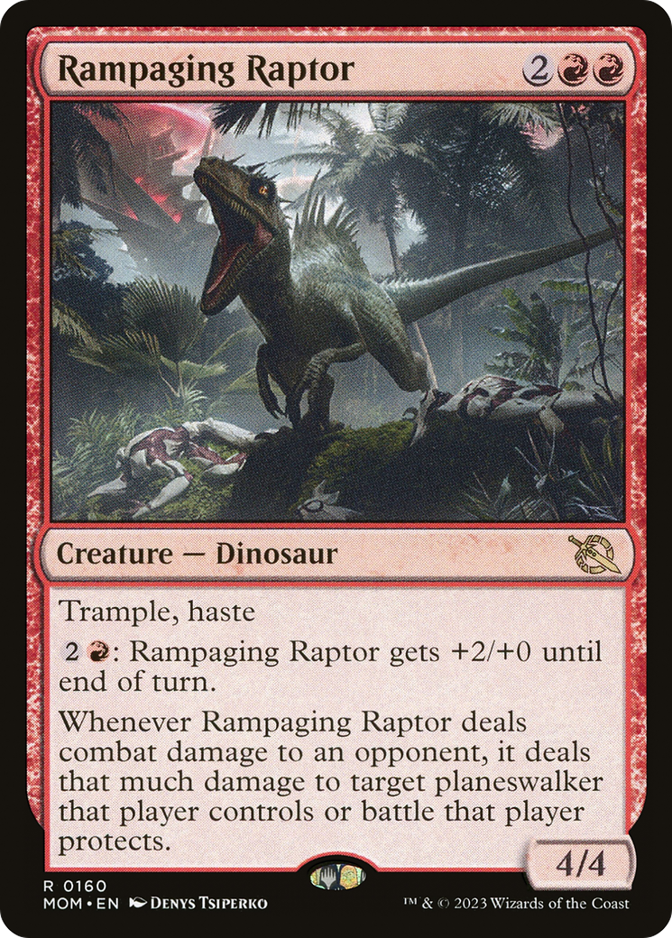 Rampaging Raptor [March of the Machine] | Chromatic Games