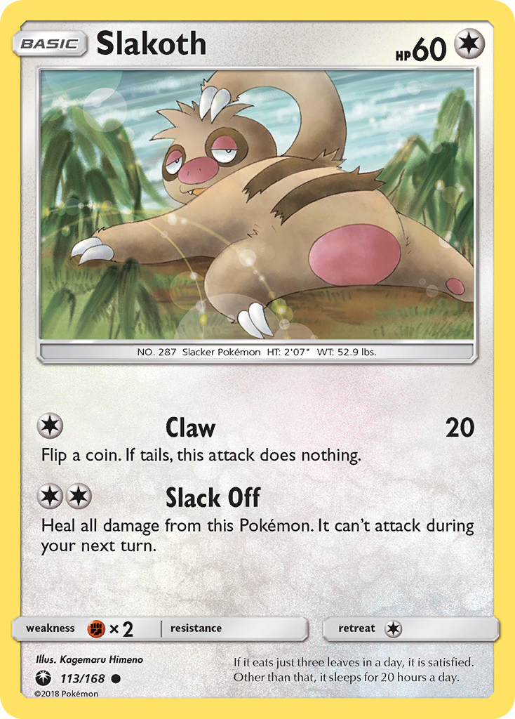 Slakoth (113/168) [Sun & Moon: Celestial Storm] | Chromatic Games