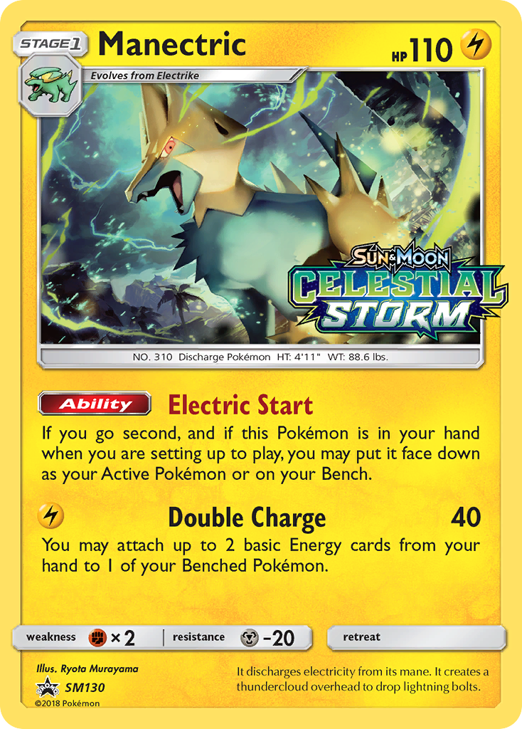 Manectric (SM130) [Sun & Moon: Black Star Promos] | Chromatic Games