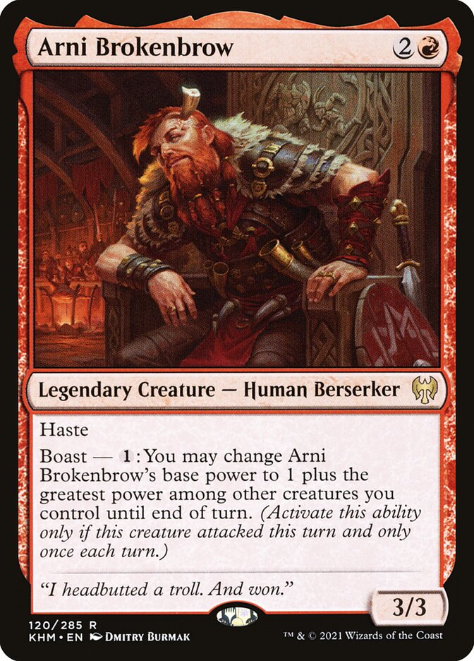 Arni Brokenbrow 120/285 (Kaldheim)  | Chromatic Games