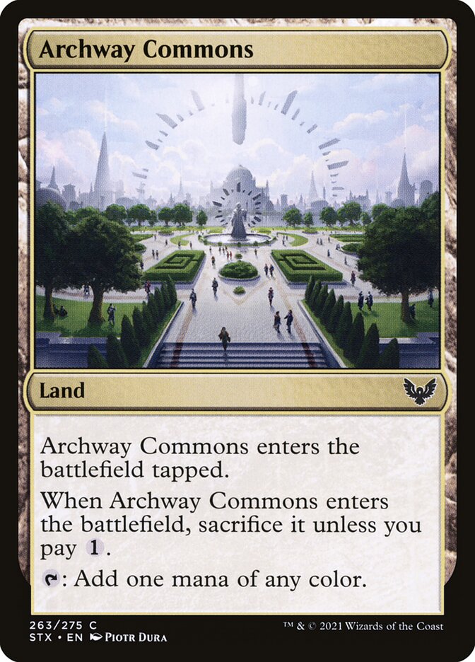 Archway Commons 263 (Strixhaven: School of Mages)  - Foil | Chromatic Games