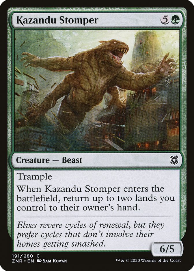 Kazandu Stomper 191/280 (Zendikar Rising)  | Chromatic Games