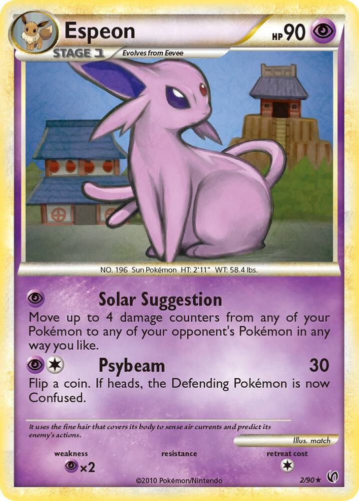 Espeon 2/90 (Undaunted)  - Reverse Holofoil | Chromatic Games