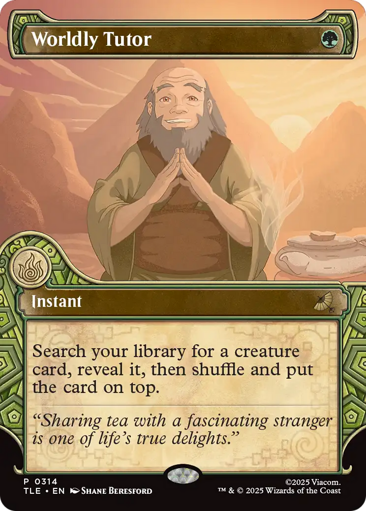 Worldly Tutor (Showcase) [Avatar: The Last Airbender: Eternal-Legal] | Chromatic Games