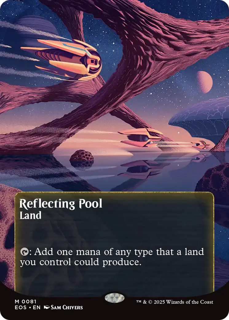 Reflecting Pool (0081) (Borderless) [Edge of Eternities: Stellar Sights] | Chromatic Games