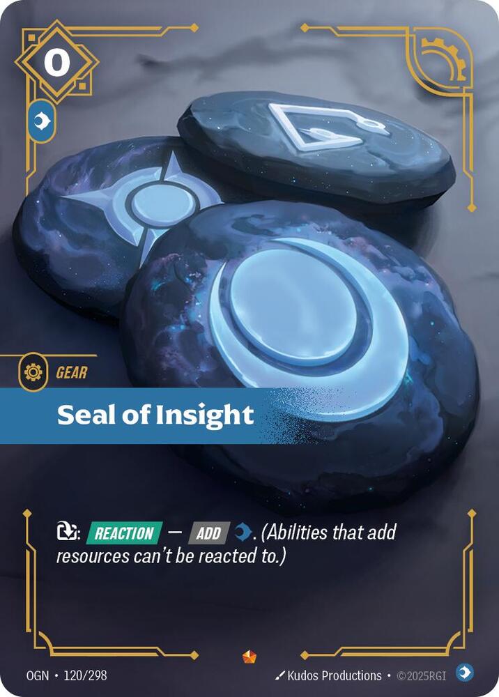 Seal of Insight 120/298 (Origins)  - Foil | Chromatic Games