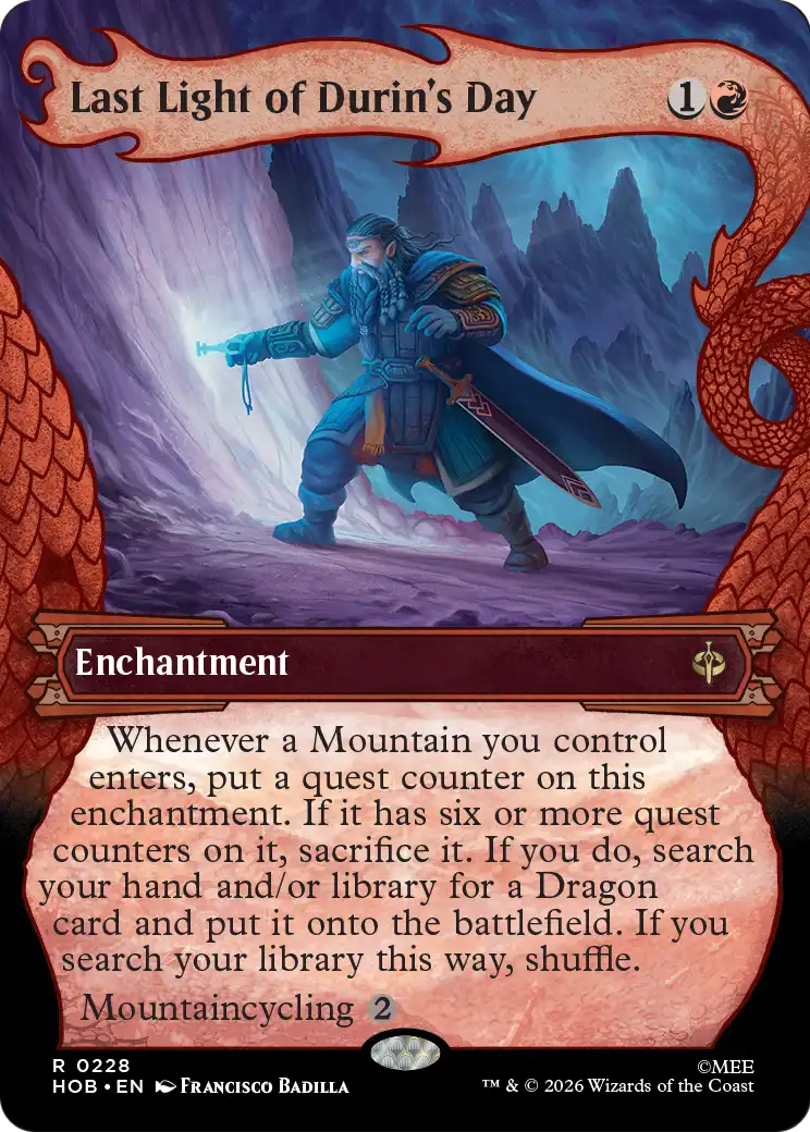 Last Light of Durin's Day (Showcase) [The Hobbit] | Chromatic Games