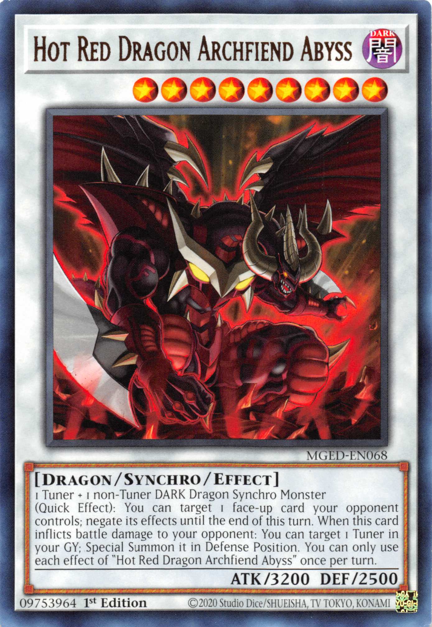 Hot Red Dragon Archfiend Abyss [MGED-EN068] Rare | Chromatic Games