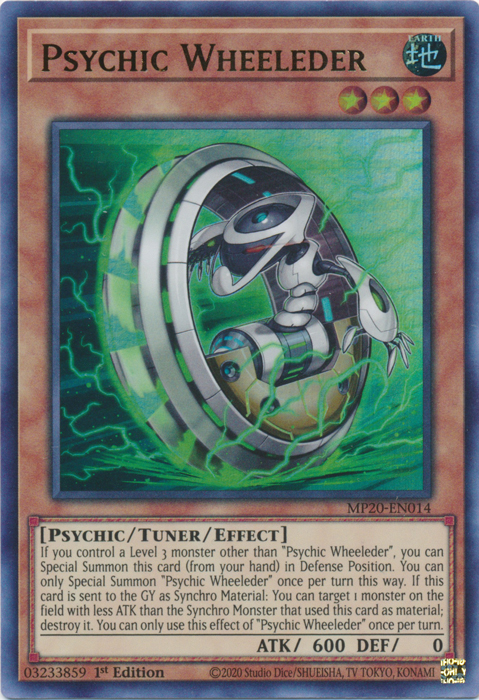 Psychic Wheeleder [MP20-EN014] Ultra Rare | Chromatic Games