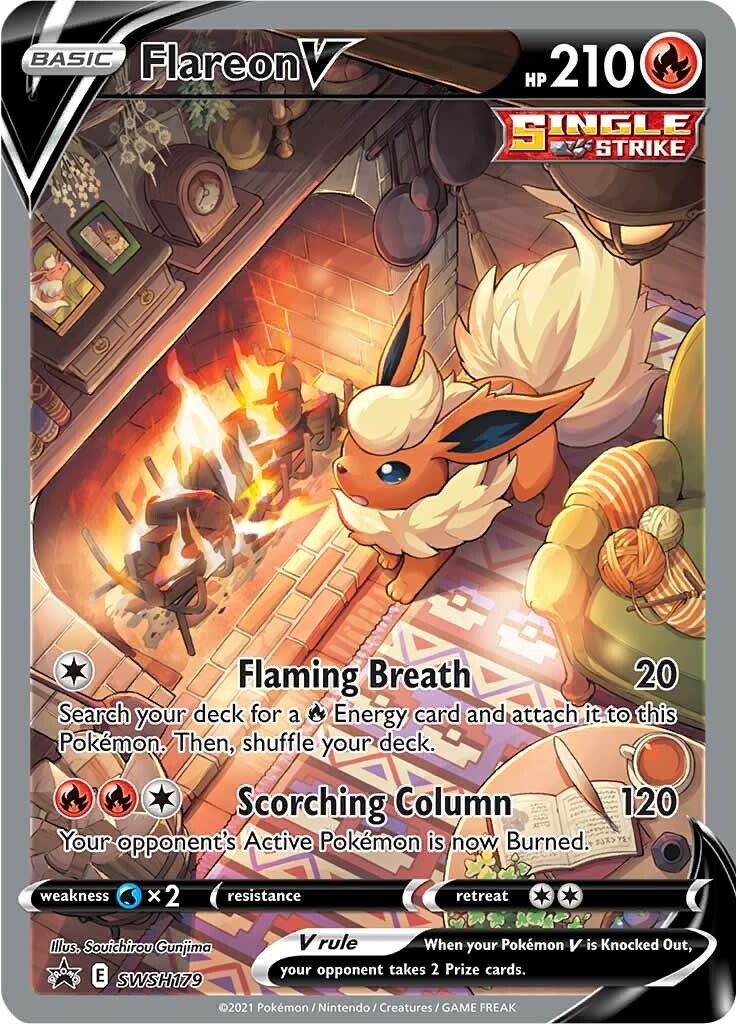 Flareon V (SWSH179) [Sword & Shield: Black Star Promos] | Chromatic Games