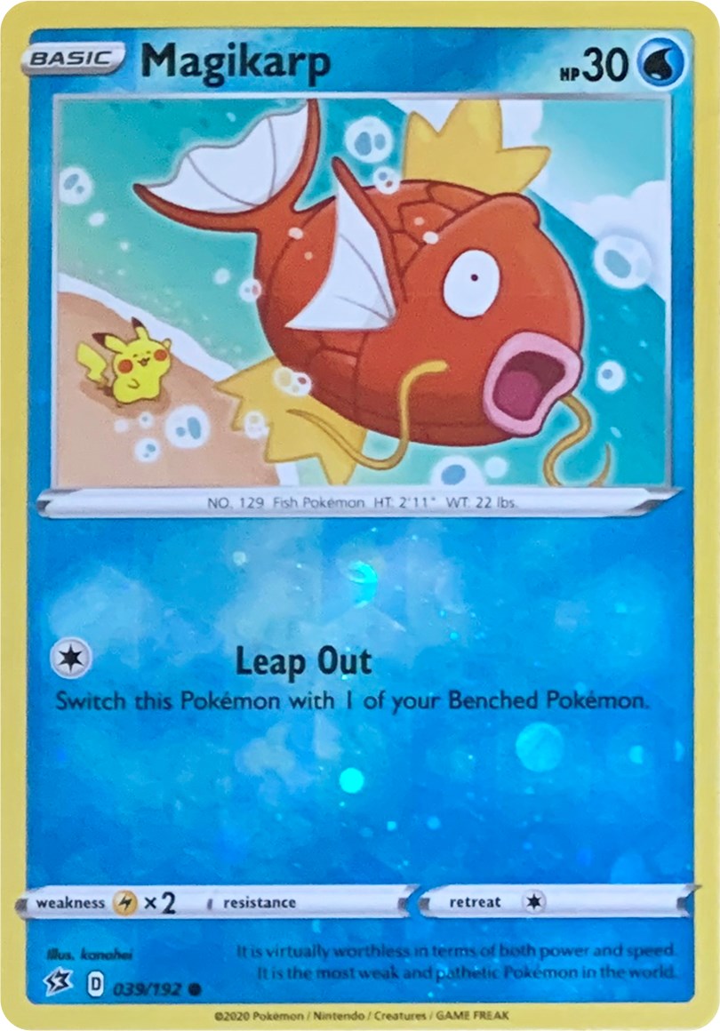 Magikarp (039/192) (Reverse Cosmos Holo) [Sword & Shield: Rebel Clash] | Chromatic Games