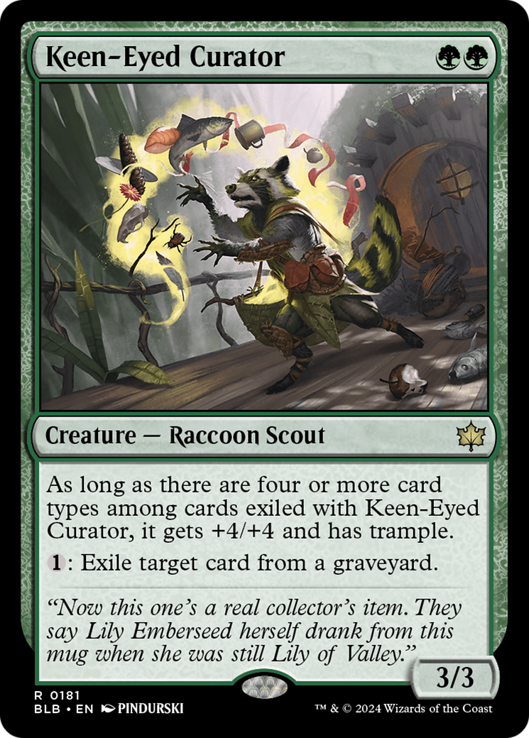 Keen-Eyed Curator [Bloomburrow] | Chromatic Games