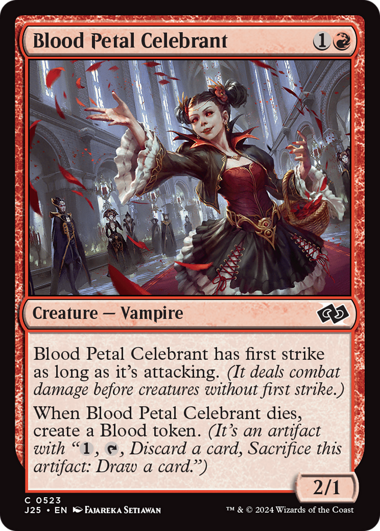 Blood Petal Celebrant [Foundations Jumpstart] | Chromatic Games