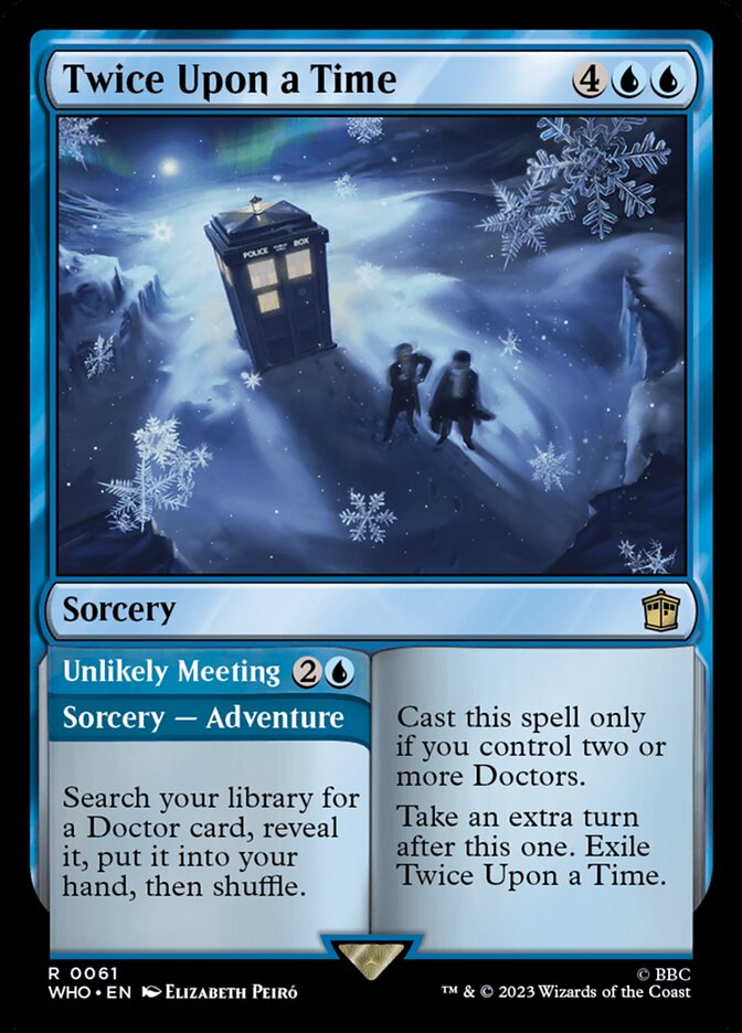 Twice Upon a Time // Unlikely Meeting 61/331 (Universes Beyond: Doctor Who)  - Foil | Chromatic Games