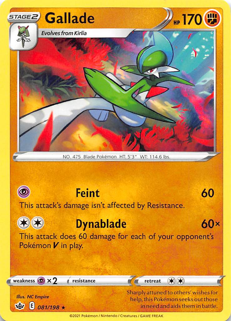 Gallade (081/198) [Sword & Shield: Chilling Reign] | Chromatic Games