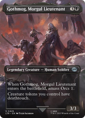 Gothmog, Morgul Lieutenant (Borderless Alternate Art) [The Lord of the Rings: Tales of Middle-Earth] | Chromatic Games