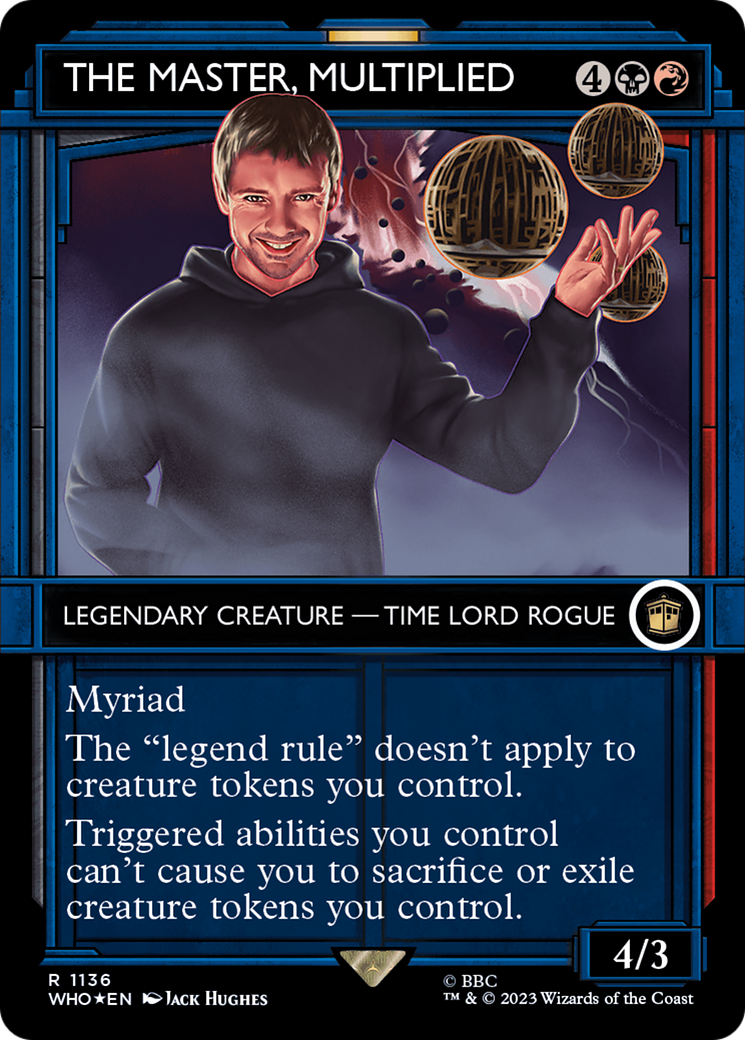 The Master, Multiplied (Showcase) (Surge Foil) [Doctor Who] | Chromatic Games