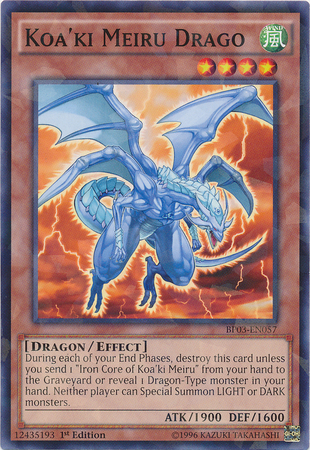 Koa'ki Meiru Drago [BP03-EN057] Shatterfoil Rare | Chromatic Games