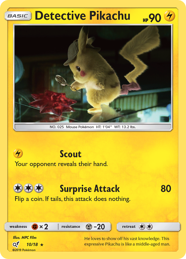 Detective Pikachu (10/18) [Sun & Moon: Detective Pikachu] | Chromatic Games