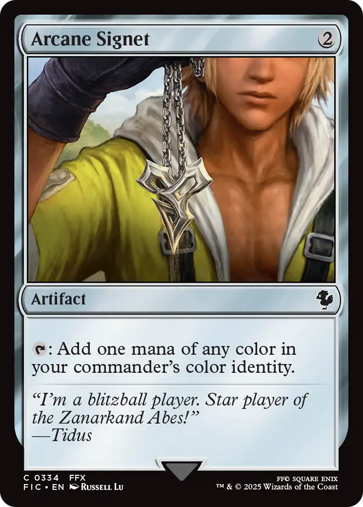 Arcane Signet (0334) [FINAL FANTASY Commander] | Chromatic Games
