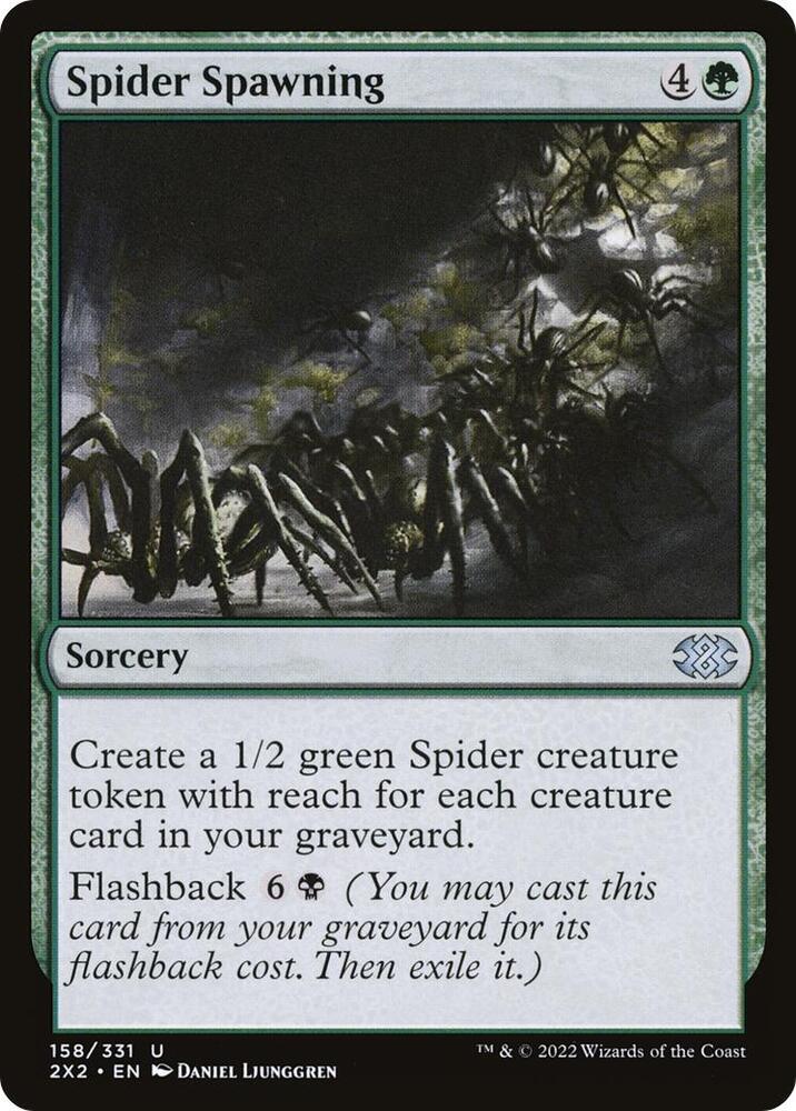 Spider Spawning 158/331 (Double Masters 2022)  | Chromatic Games