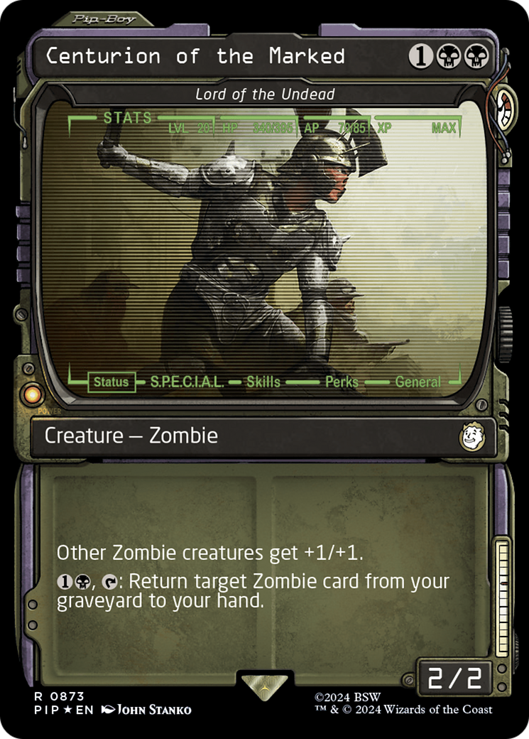 Centurion of the Marked - Lord of the Undead (Showcase) (Surge Foil) [Fallout] | Chromatic Games