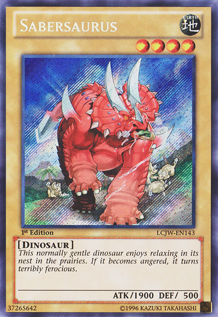 Sabersaurus [LCJW-EN143] Secret Rare | Chromatic Games